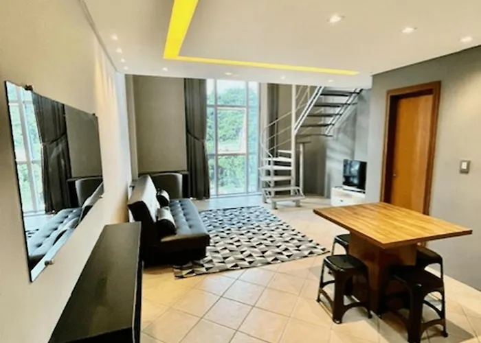 Saint Sebastian Flat 616 - Com Hidro! Ate 3 Pessoas, Duplex, No Centro